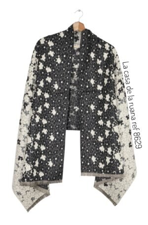 Chal Pashmina Con Diseño De Flores